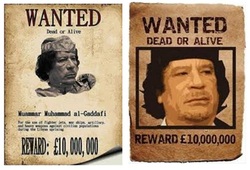 Gaddafi wanted