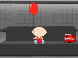 Stewie Griffin and balloon